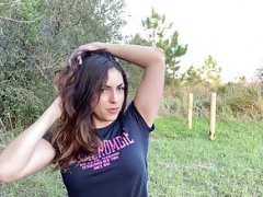 Americano, Atrapados, Nudista, Al aire libre, Coño, Bajo la falda, Voyeur, Mojado