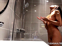 A shower with Clea Gaultier