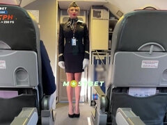 Leie, In den arsch, Grosse titten, Hd, Rau, Russisch, Stewardess, Flotter dreier