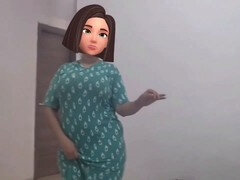 Arabe, Gros cul, Dansant, Nue à poil, Nue