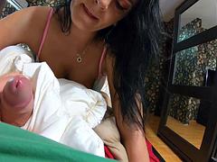 Cheating wife- Yoga pants, cameltoe and cumshots on my downjackets