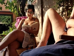 素人, 浮気する, チン, 露出狂, 公共, 生徒, のぞき, 妻