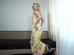 Blond, Hakken, Slipje, Dikke tepels, Kut duiken, Geschoren