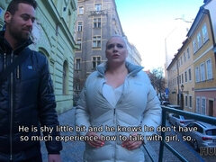 ぽっちゃり, ブロンド, カップル, 浮気する, 淫乱熟女, 現実, 剃毛, オッパイの