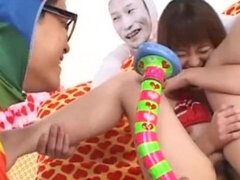 18 años, Bizarro, Peludo, Japonés, Tetas naturales, Pov, Adolescente, Juguetes