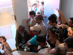 Anal, Sadomasoquismo, Mamada, Amarrada, Dolor, Público, Castigada, Esclavo