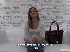 Amateur czech teen Martina heart-stopping hardcore movie