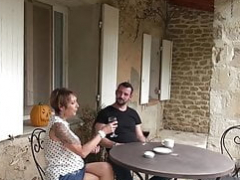 デカパイ, フェラチオ, エロ熟女, フランス人, お婆さん, 熟年, 魅力的, タトゥー