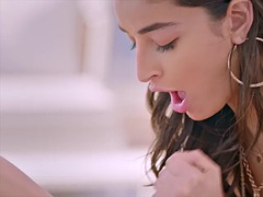 アナル, 舐める尻, 茶髪の, ディルド, 指いじり, レズビアン, なめる, おもちゃ