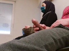 Enthousiasteling, Arabisch, Stel, Man die toekijkt, Flashing, Frans, Openbaar, Vrouw
