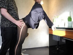 Amateur, Gros cul, Danoise, Mère que j'aimerais baiser, Nylon, Collant, Secrétaire, Sous la jupe