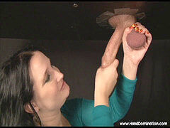 girl wants gloryhole prick to impregnant her