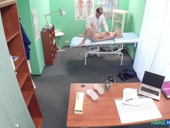 Amateur, Blonde, Sucer une bite, Médecin, Doigter, Chatte, Maigrichonne, Uniforme