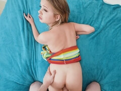 Rubia, Mamada, Pequeña, Pov, Afeitado, Adolescente, Tetas
