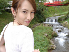 After the nice date Hitomi Hayama gives a blowjob in POV
