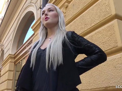 Tussi, Blondine, Studentin, Tschechisch, Deutsch, Hd, Jungendliche (18+), Titten