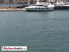Anal, Plage, Sucer une bite, Tir de sperme, Gorge profonde, De plein air, Public, Rétro ancien