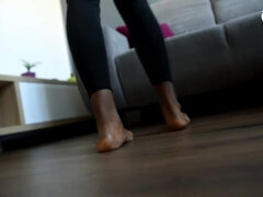 Tchèque, Noir ébène, Pieds, Fétiche des pieds, Talons, Pov, Réalité, Adolescente