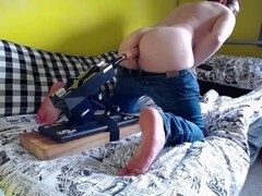 Britannique, Tir de sperme, Pieds, Homosexuelle, Machine à baiser, Masturbation, Solo, Jouets