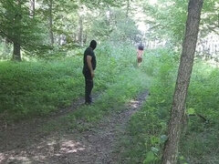 Sadomasoquismo, Humillación, Al aire libre, Dolor, Castigada, Coño, Esclavo, Tetas