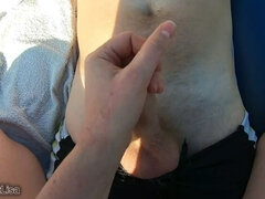 Plage, Rondelette, Tir de sperme, Branlette thaïlandaise, Hd, Masturbation, Petite femme, Russe