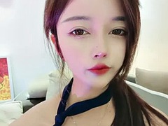 Amateur, Asiático, Chica, Chino, Solo, Adolescente, Camara web