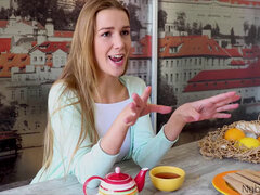 Blond, Pijpbeurt, Diep in de keel, Gezin, Handbeurt, Gezichtspunt, Kut duiken, Tieten likken