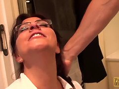 Anaal, Bondage discipline sadomasochisme, Grote kont, Grote mammen, Pijpbeurt, Sperma in mond, Dominatie, Sperma in gezicht