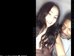 BLACKEDRAW Kinky Darkhaired Wife Loves Black Penis in her Hotel Room - Ariana marie