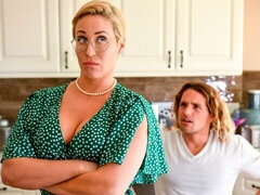 Любители, Большая жопа, Большой член, Большие сиськи, Блондинки, Минет, На кухне, Мамочка