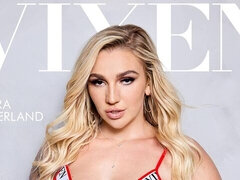 Kendra Sunderland's blonde porn by Vixen