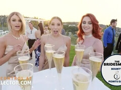 Tussi, Blondine, Schwarz, Hd, Pov, Ablutschen, Hochzeit, Nass