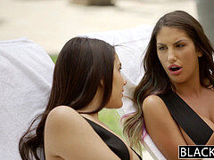 BLACKED August Ames and Valentina Nappi Share big black cock