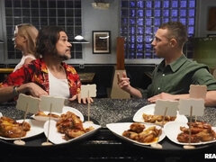 Valerica Steele and Blake Blossom enjoying each other's company