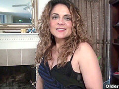 Amerikaans, Rijpe lesbienne, Moeder die ik wil neuken, Moeder, Nylonstof