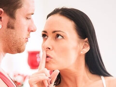 Leie, Grosser schwanz, Grosse titten, Braunhaarige, Schwanz, Riesig, Milf, Muschi