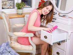 Спальня, Большая жопа, Пальцем, Мастурбация, Киски, Тощие, Соло, Стриптизерша