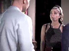 Américain, Sucer une bite, Brunette brune, Poilue, Embrassement, Homme homme femme, Réalité, Plan cul à trois