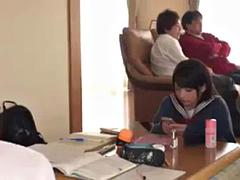 アジア人, 美女, デカパイ, フェラチオ, 日本人, 公共, 驚き, オッパイの