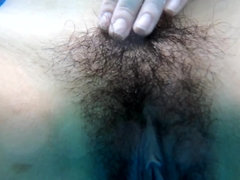 Underwater fingering with empting Asian chick