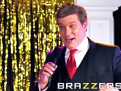 Alessandra Jane gets her tight ass drilled in Brazzers game show
