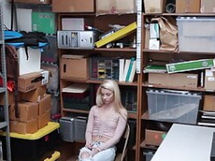 Leie, Grosser arsch, Blondine, Blasen, Domination, Hardcore, Büro, Gestohlen
