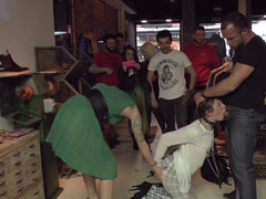 Sadomasoquismo, Negro, Natural, Fiesta, Público, Sexo fuerte, Esclavo, Puta