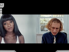 カップル, 黒人, グローブ, 自家製, マスク, 母