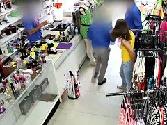 Shoplifting Asian teen Jade Noir gets a hot fuck