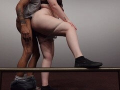 黒人, フェラチオ, 映画, 中出し, 浮気する, 眼鏡, 毛深い, 赤毛