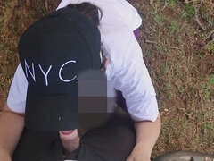 Culo grande, Morena, Corridas faciales, Madres para coger, Al aire libre, Público, Tragarse, Esposa