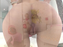 Arsch, Grosser arsch, Blondine, Vollbusig, Ungarisch, Erotischer film, Solo, Scherzbold