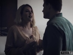 Grosse titten, Erpressen, Blondine, Familie, Milf, Realität, Sohn, Stiefmutter