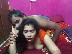 69, Couple, Indienne, Embrassement, Maman, Seins naturels, Belle mère, Épouse